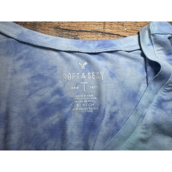 American Eagle Soft & Sexy Women’s Tie-Dye T-Shirt Lot Size Small - Picture 5 of 10